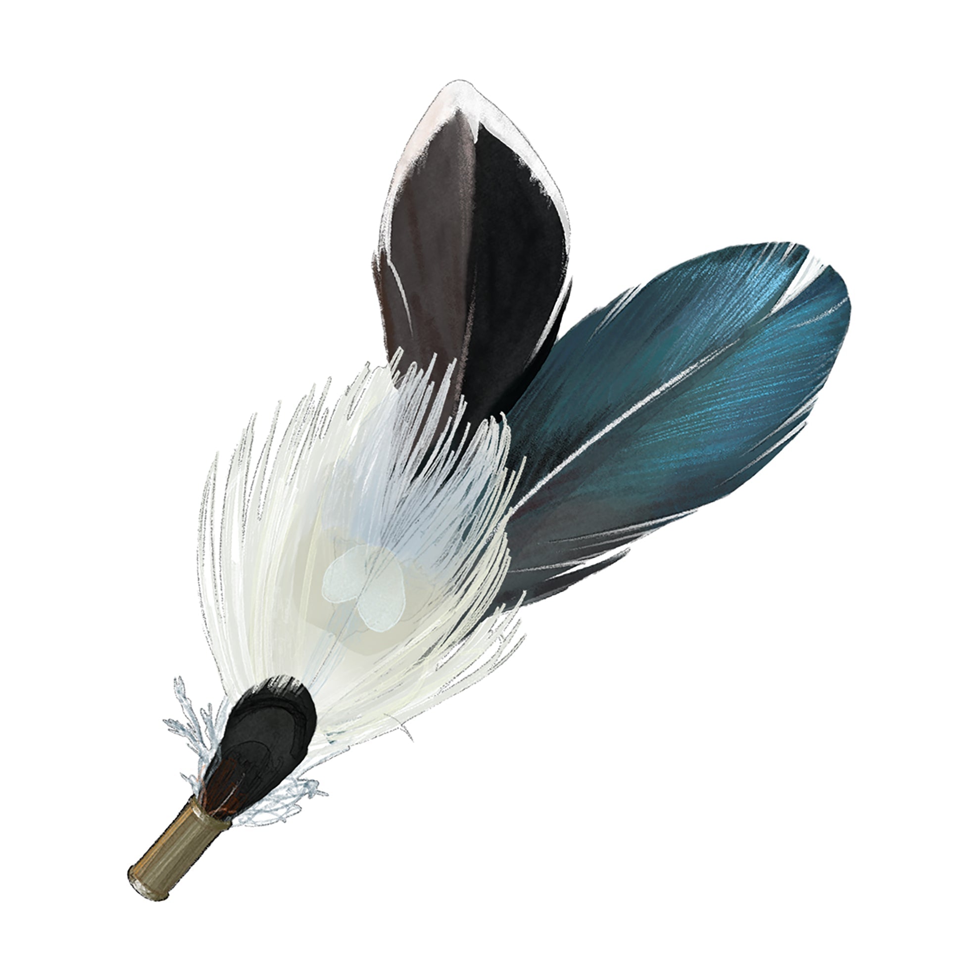 Telluride Feather Hat PinMulti