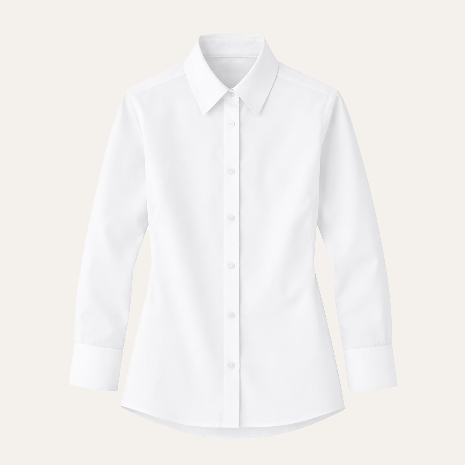 The Grown - Up Cotton Poplin ShirtWhite
