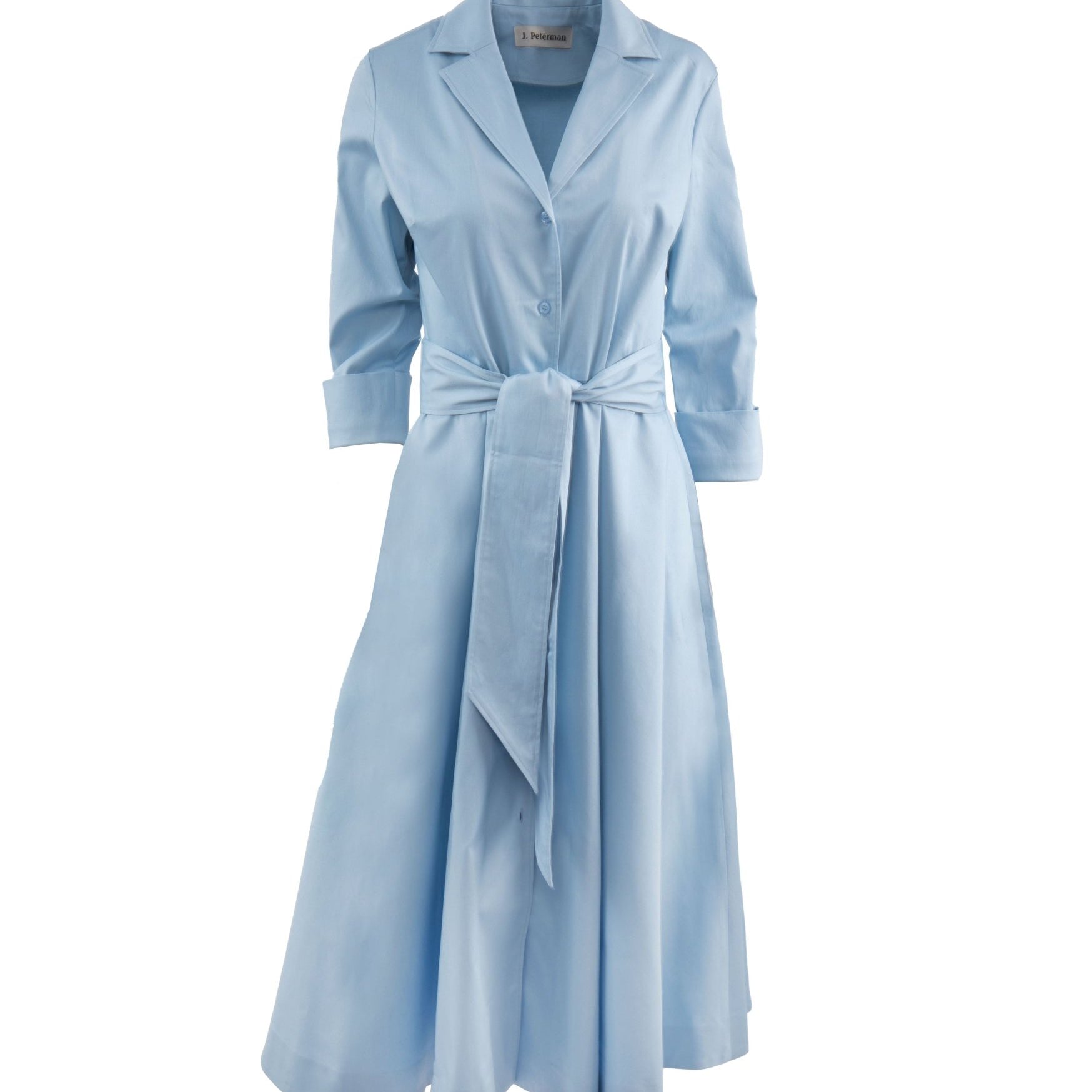 The Long - Sleeve 1947 DressLight French Blue