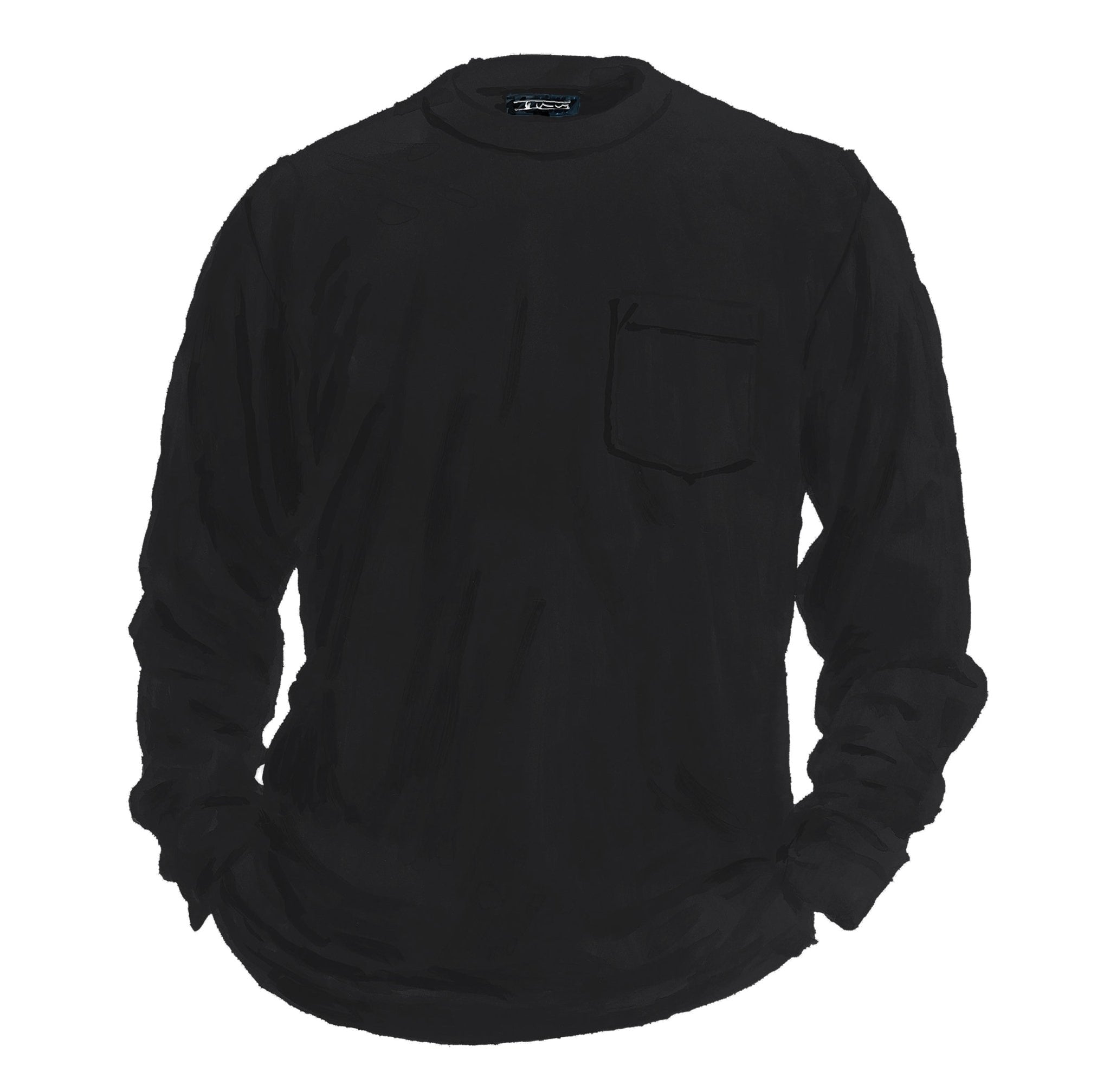 The Original Long Sleeve Vintage T-ShirtsBlack