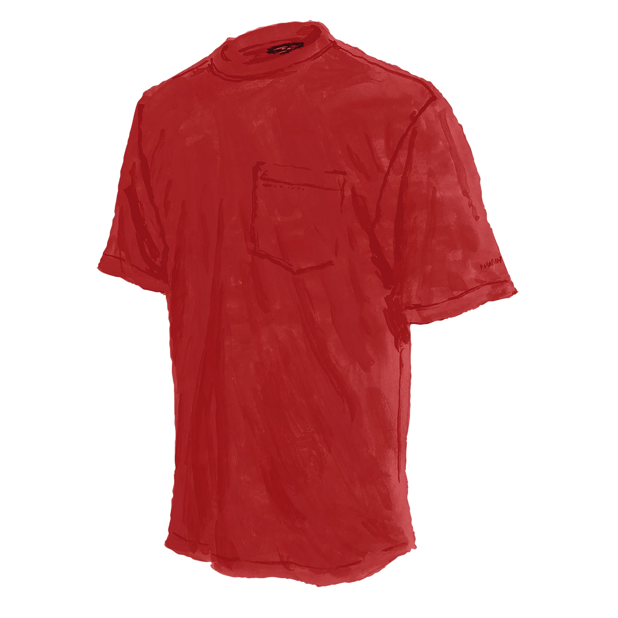 The Original Short - Sleeve Vintage T-ShirtCardinal Red
