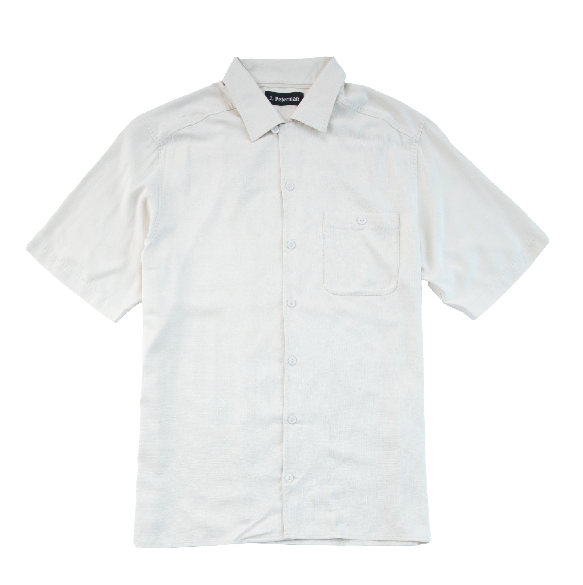 The Piazza Silk Noil ShirtChalk