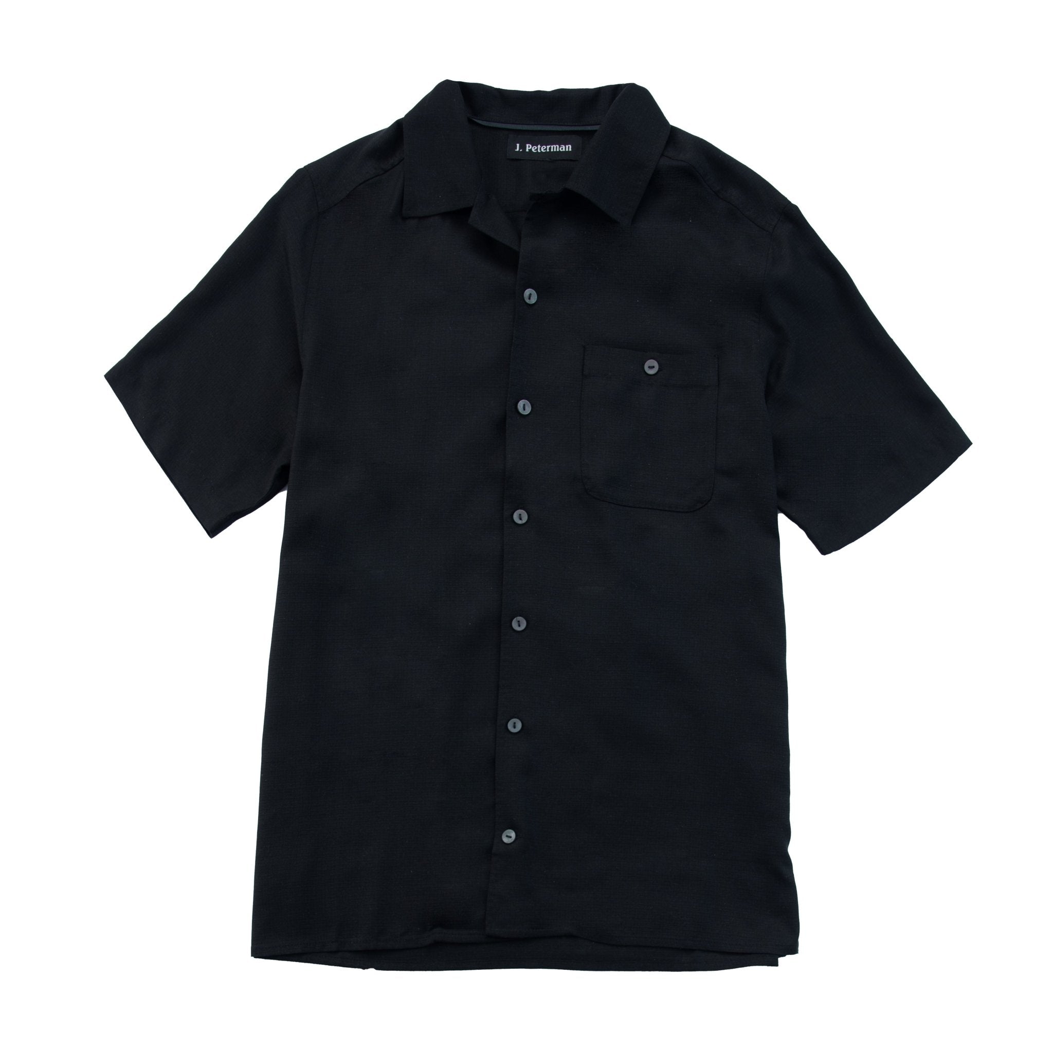 The Piazza Silk Noil ShirtCharcoal