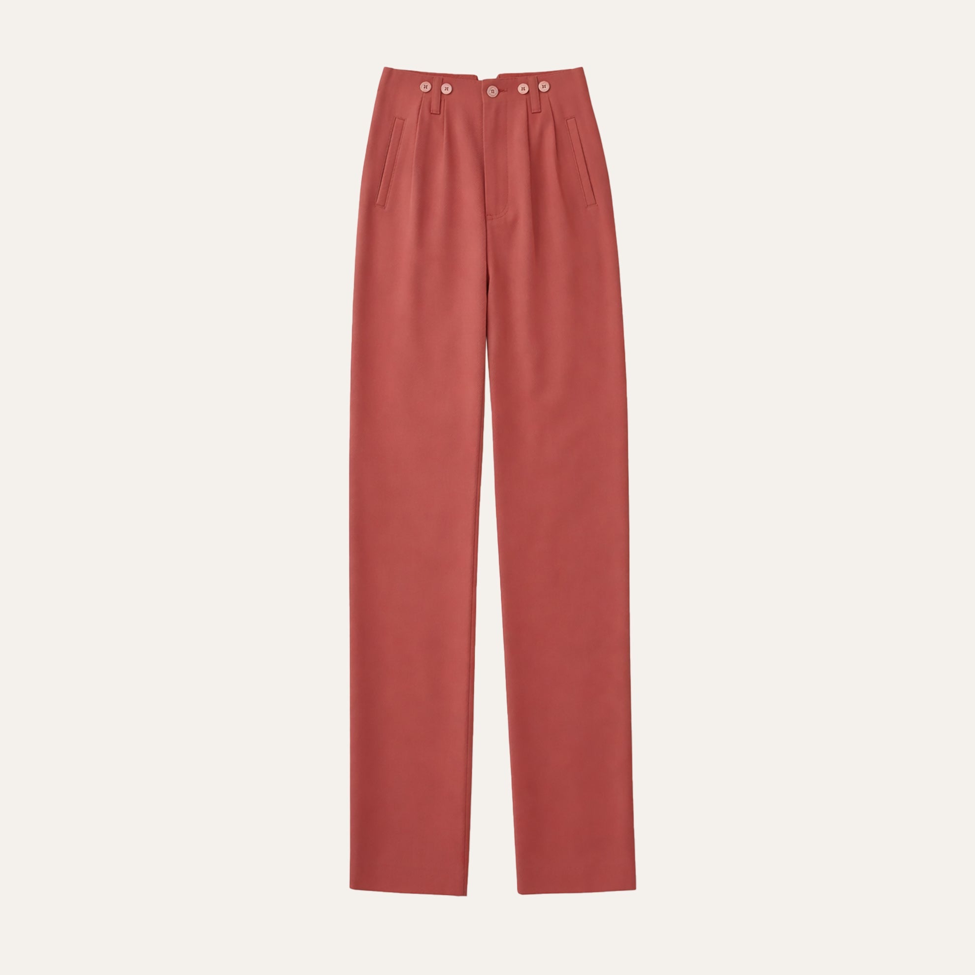 The Silk Twill Glamour PantCopper