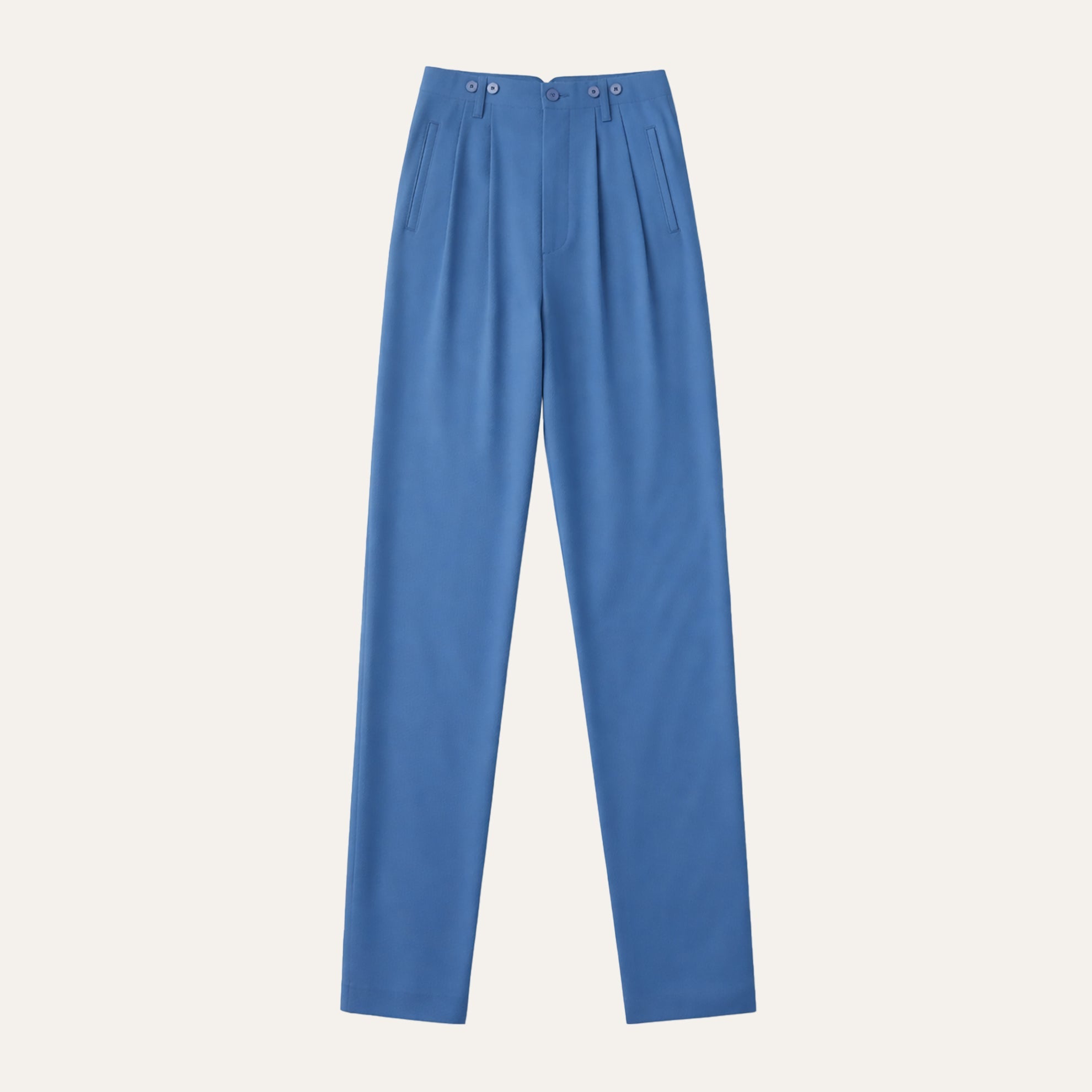 The Silk Twill Glamour PantNavy