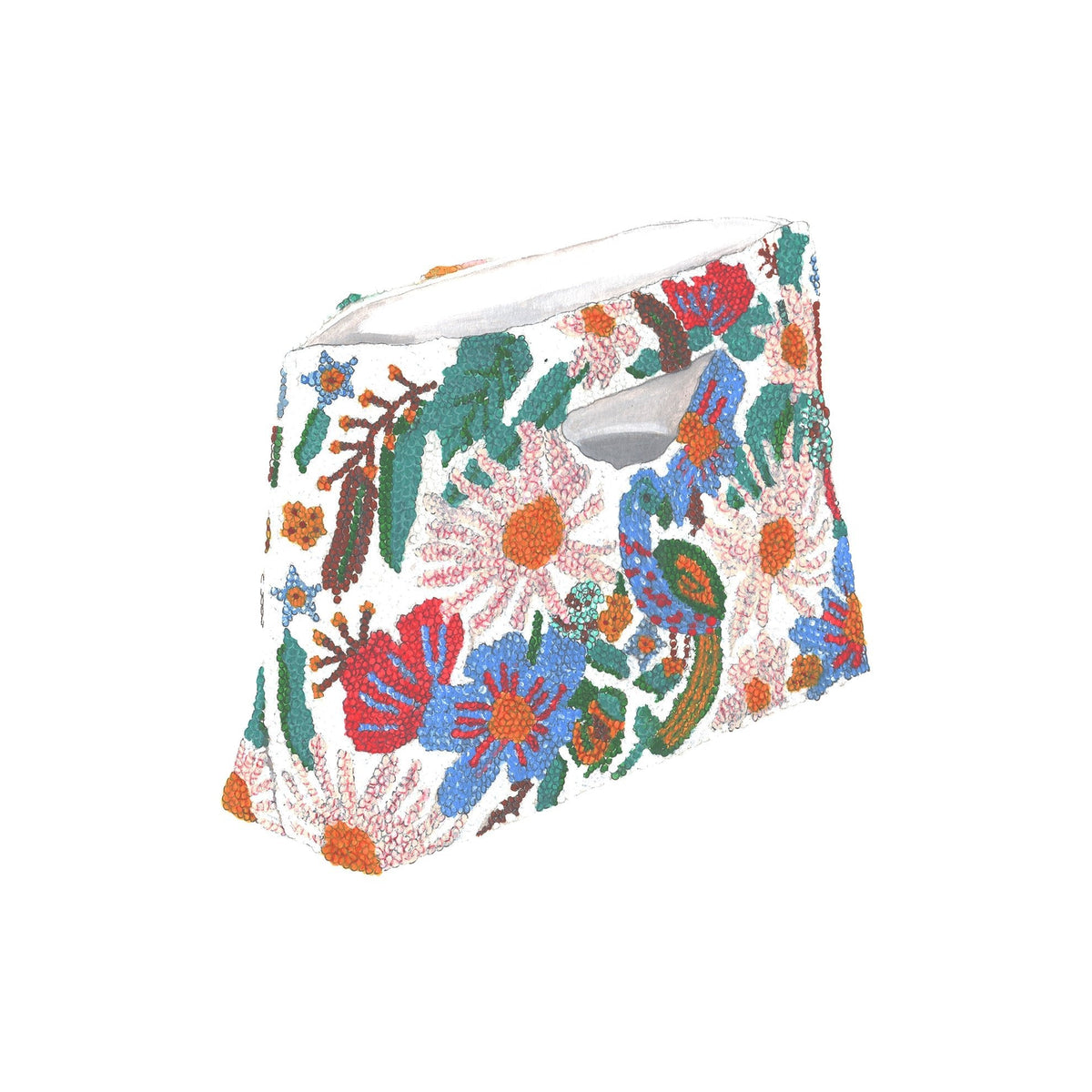 Tropical Beaded Clutch The Peterman Company
