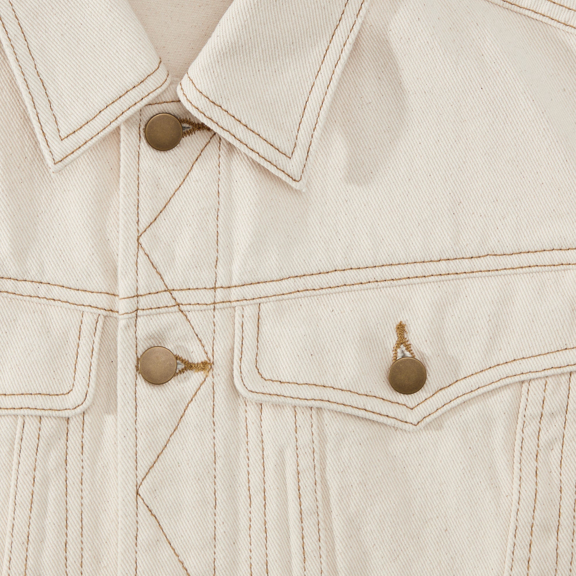 Undyed Natural Jean JacketNatural