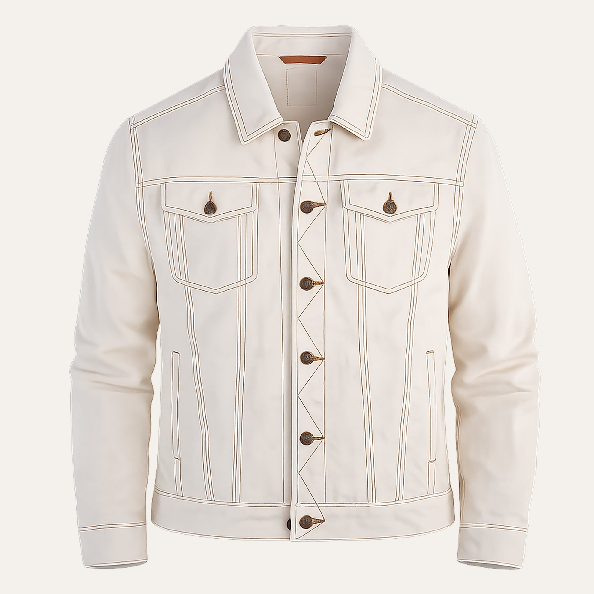 Undyed Natural Jean JacketNatural