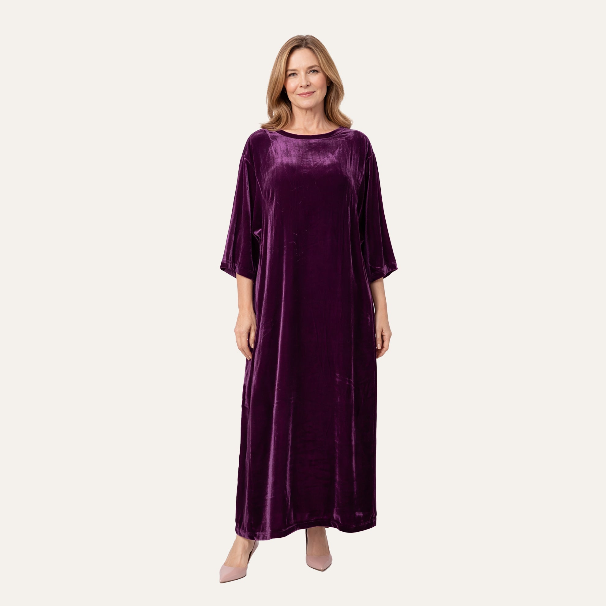 Velvet CaftanPurple