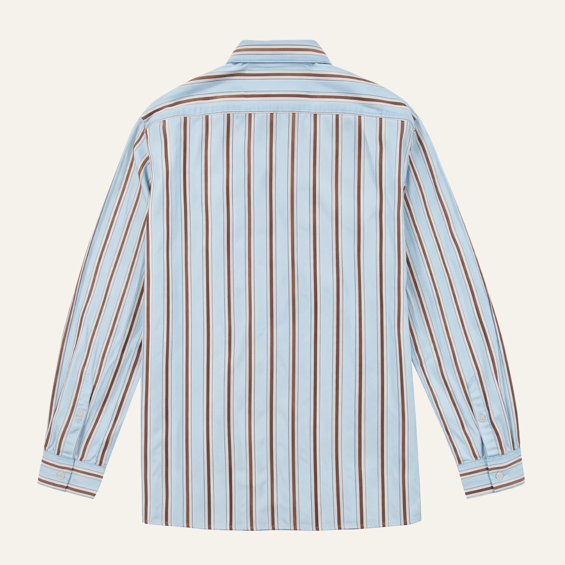Venetian Stripe Blazer ShirtLight Blue