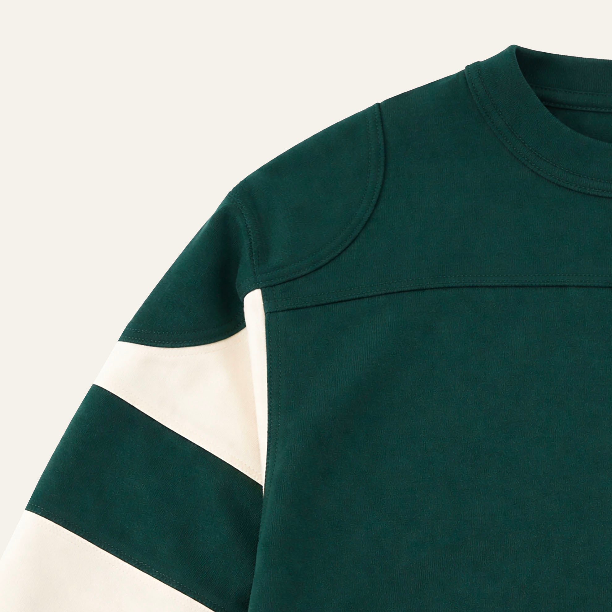 Vintage Football ShirtGreen Cream