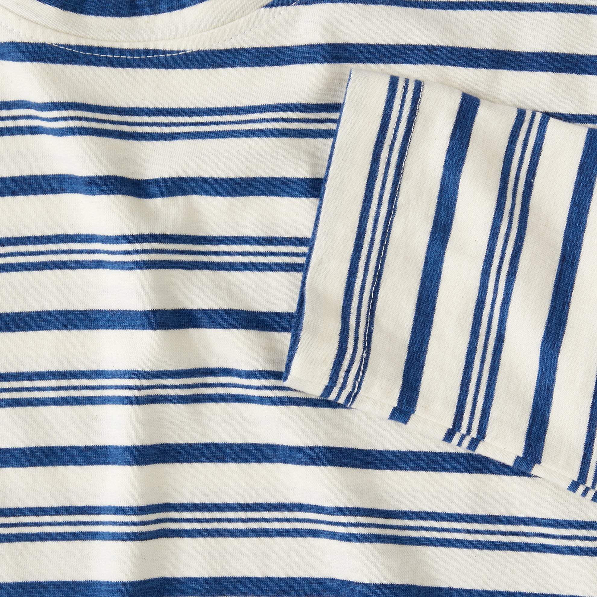 Navy White Stripe