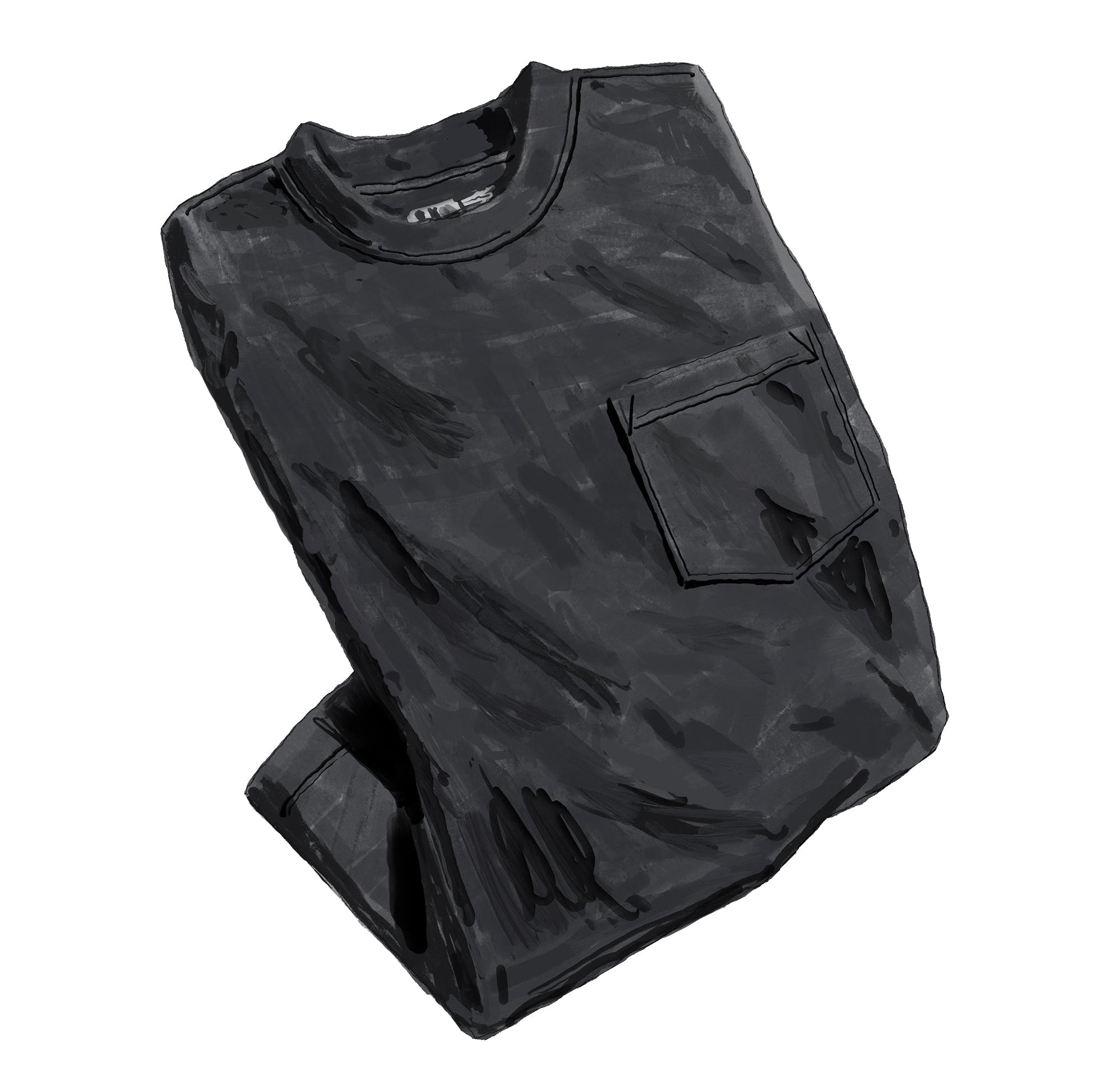 Women's Short Sleeve Vintage T-ShirtBlack