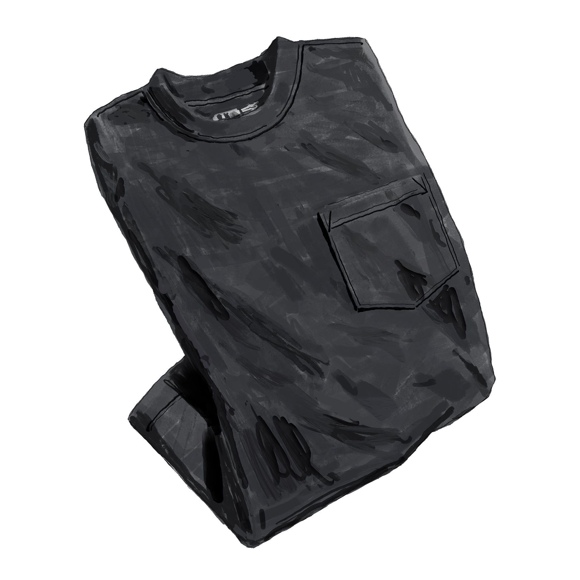 Women's Short Sleeve Vintage T-ShirtBlack