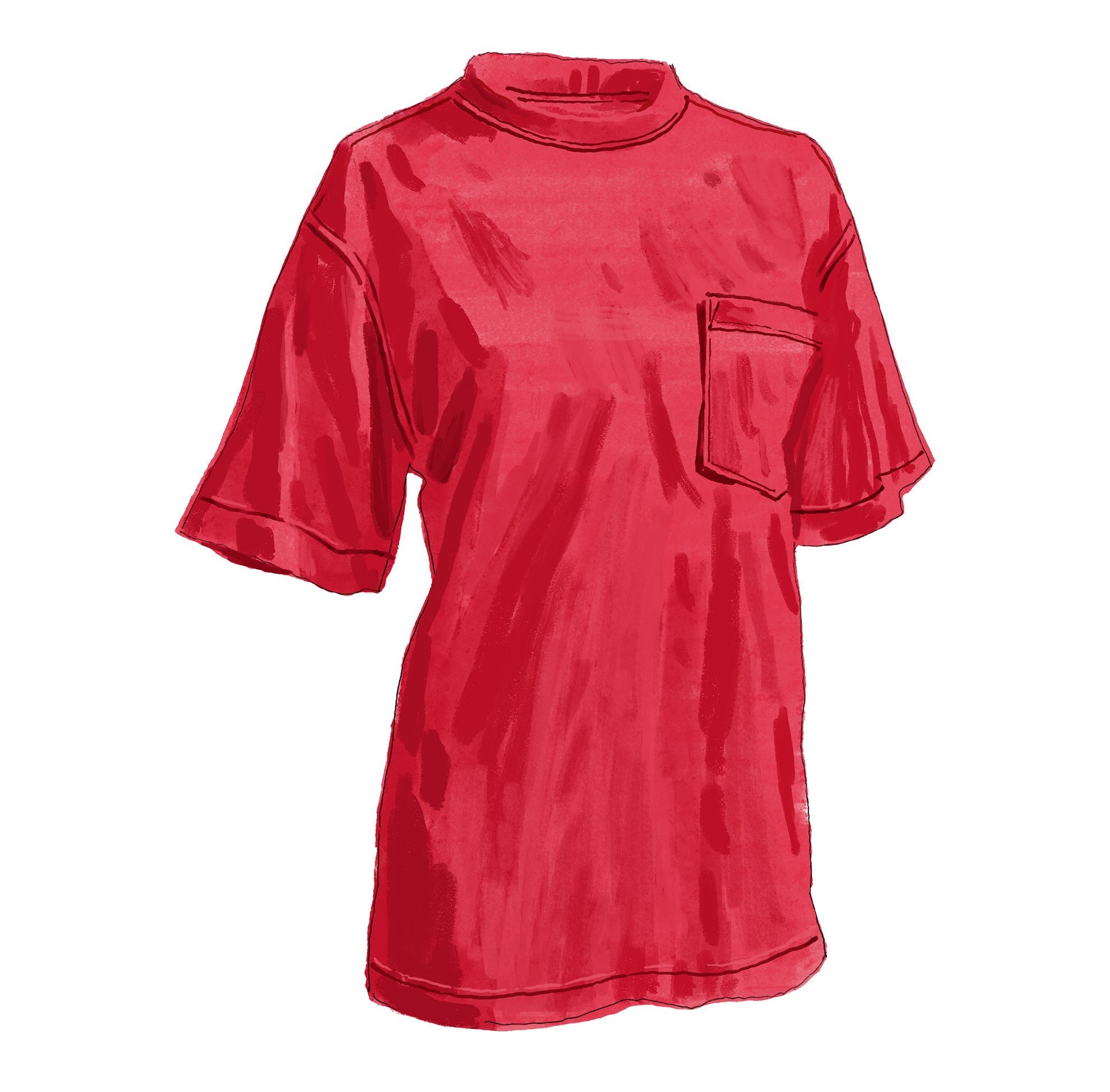 Women's Short Sleeve Vintage T-ShirtCardinal Red