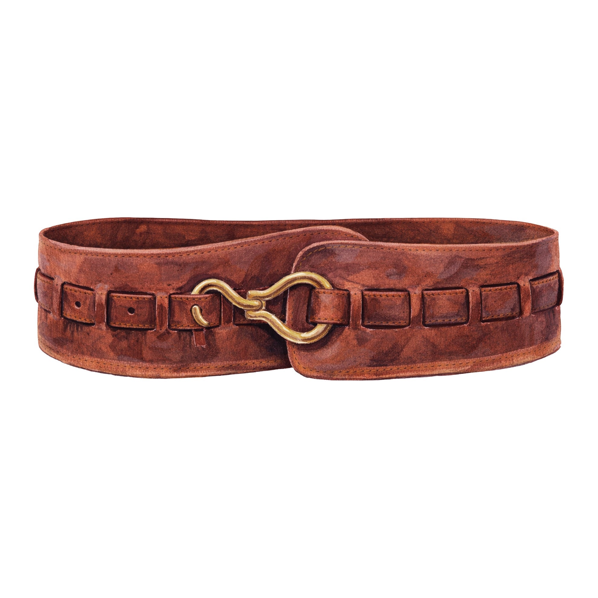 Women's Wide Hoofpick BeltBrown