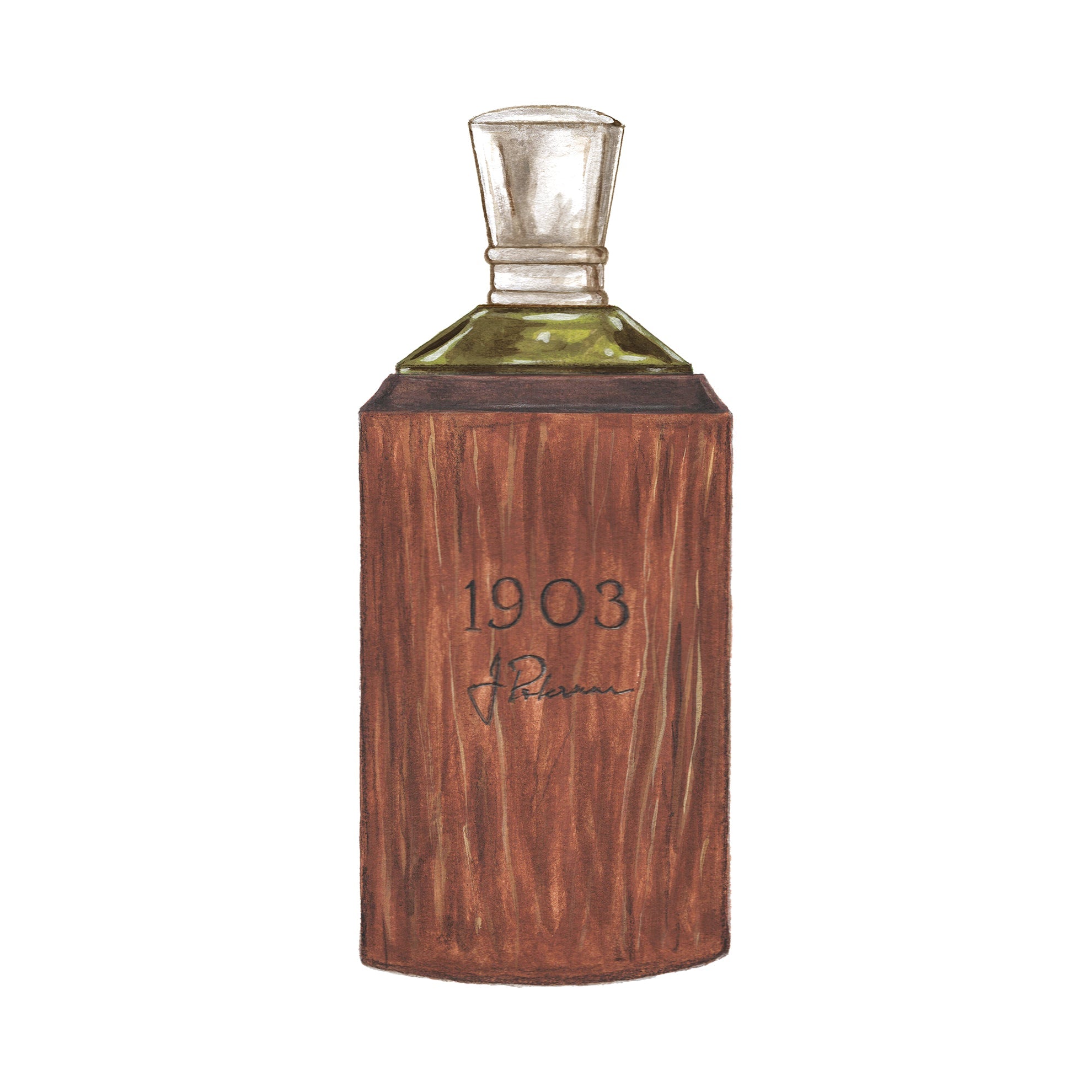 Authentic Vintage Cologne Bottle