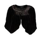 1930s Velvet CapeletBlack