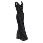 1930s Velvet Evening DressBlack