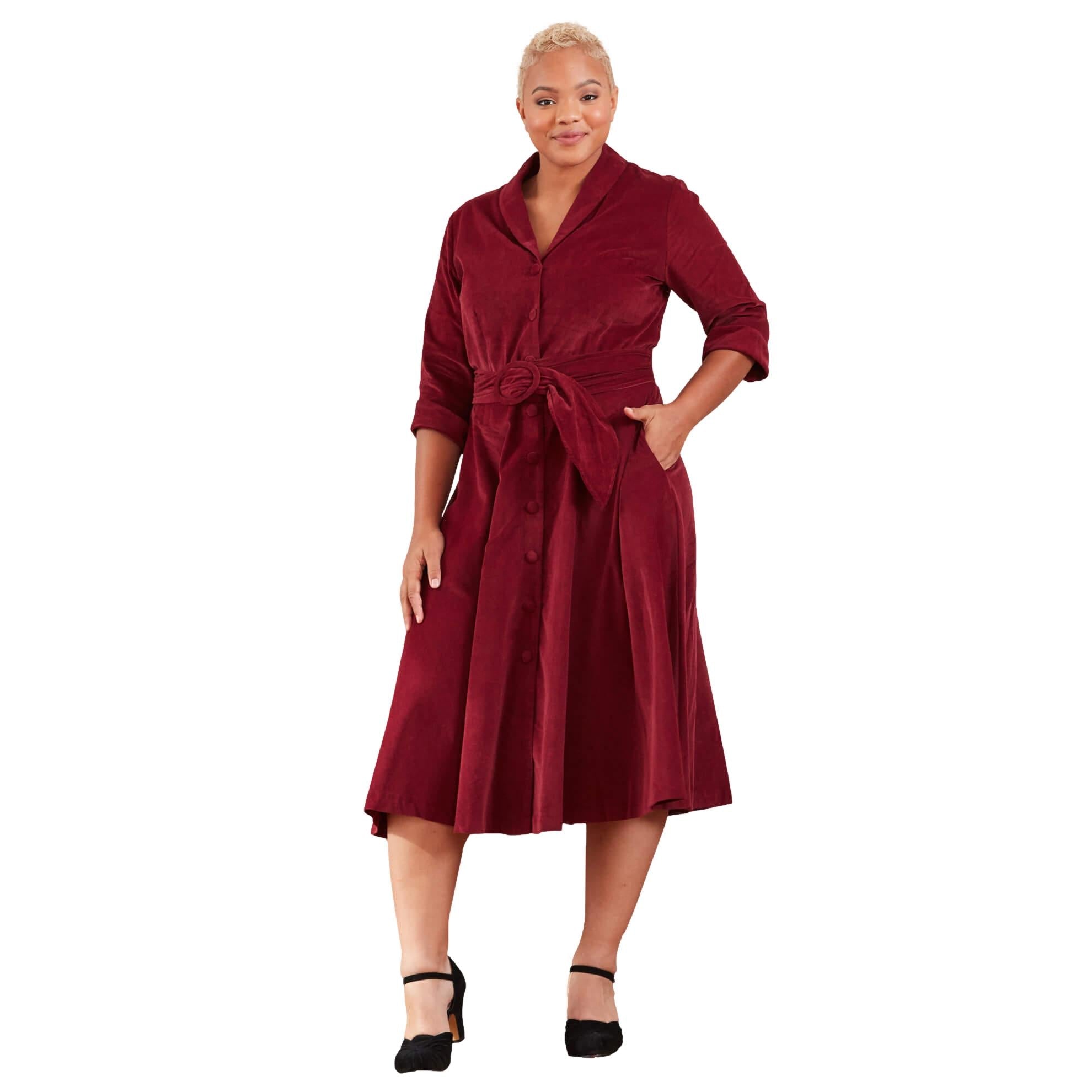 1940's Cord Dress - The J. Peterman Company