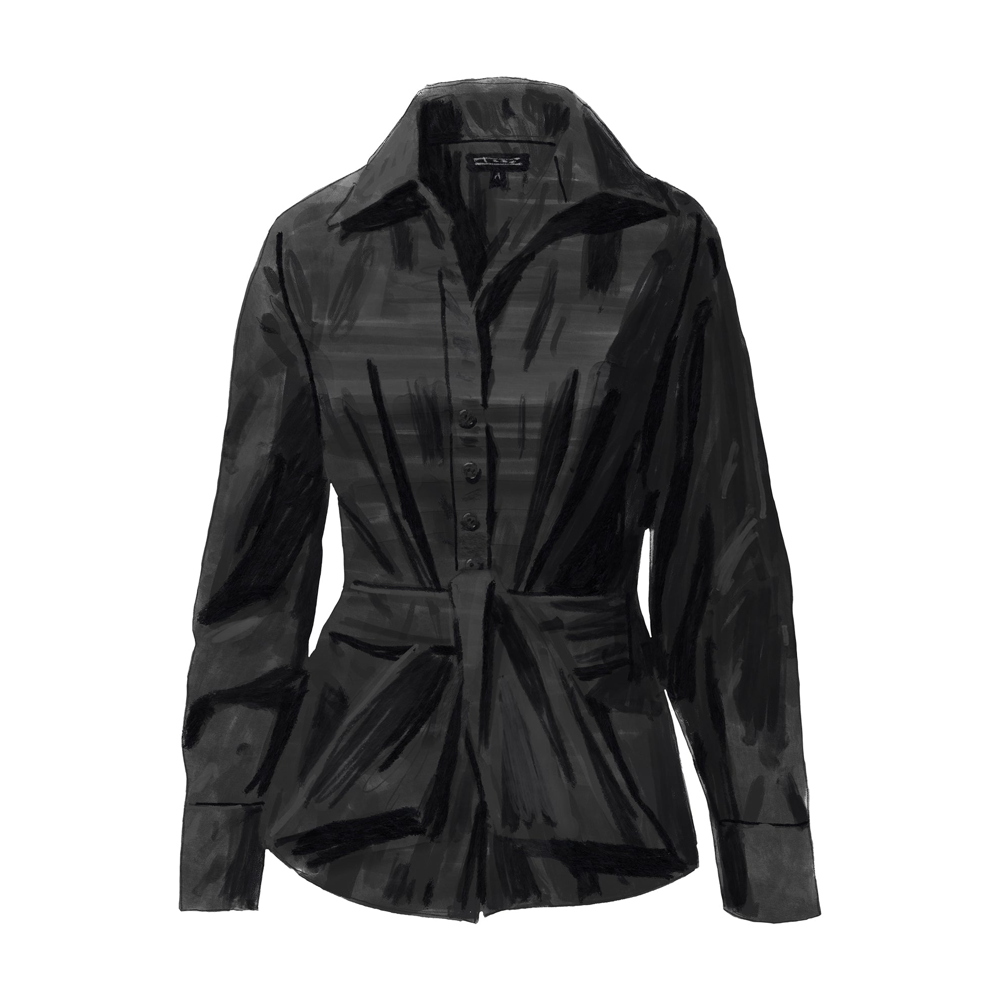 1953 Tie-Front Blouse – The J. Peterman Company