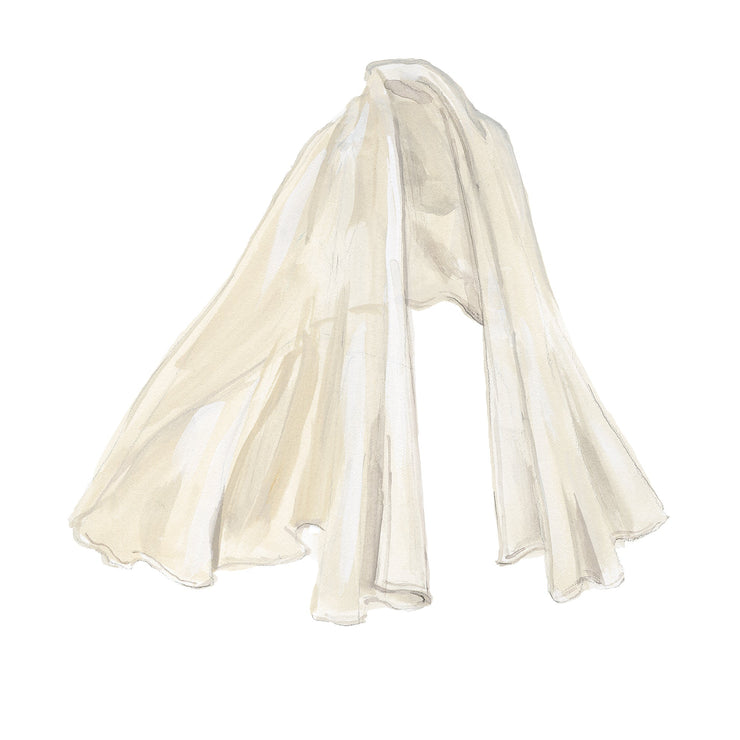 Chiffon with Beaded Waistband Long Dress Orchid