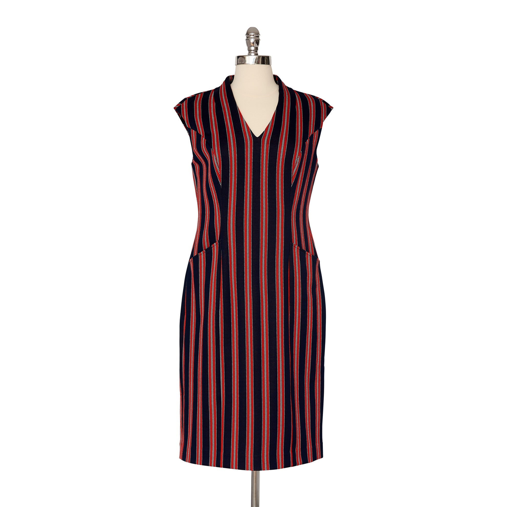 1960s Nautical Stripe Dress