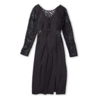 Winter Waltz Silk Dress