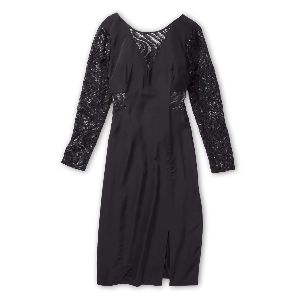 Winter Waltz Silk Dress
