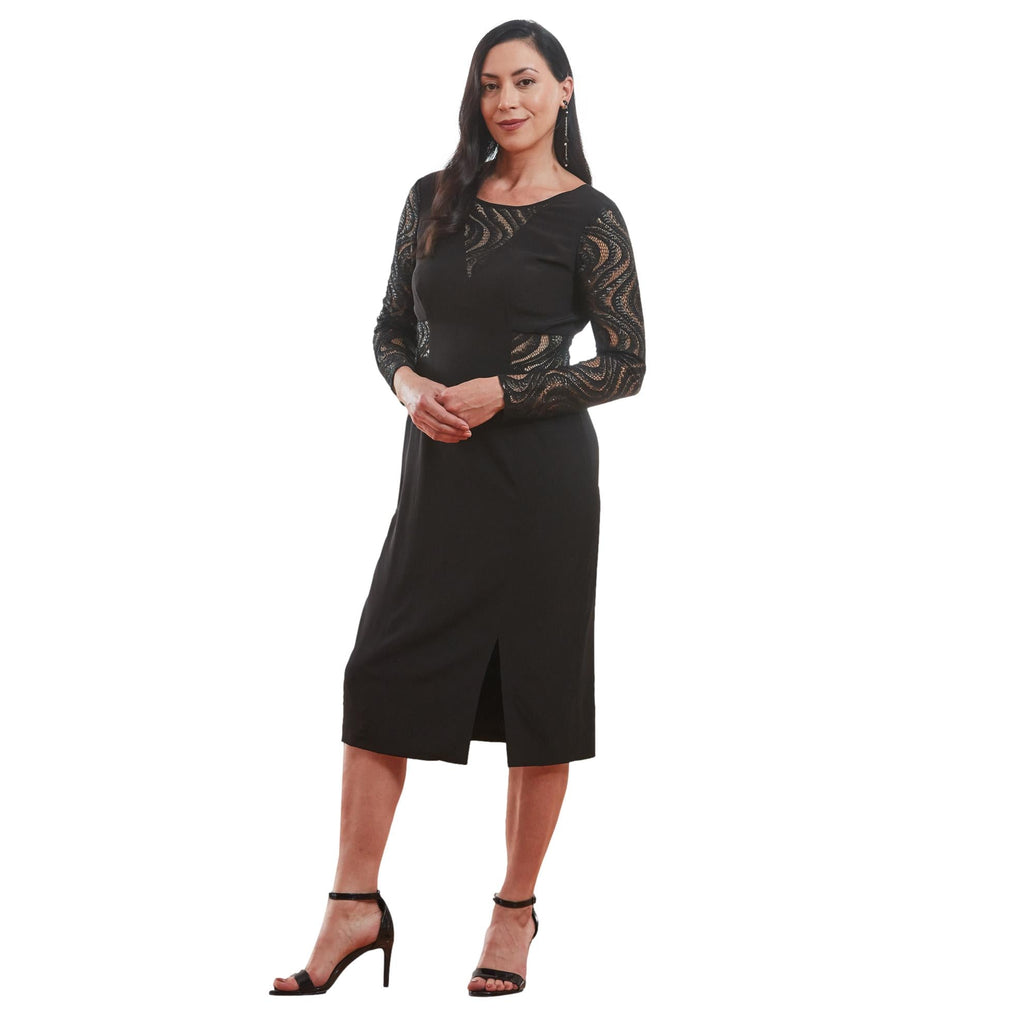 Winter Waltz Silk Dress