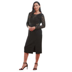 Winter Waltz Silk Dress