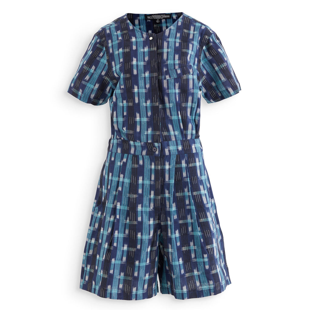 Blue Ikat