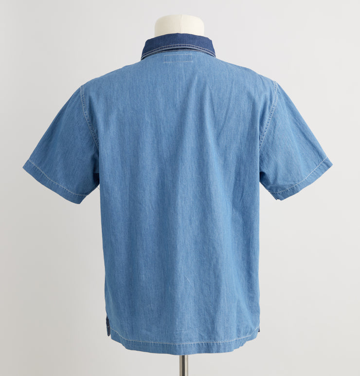 Contrasting Chambray Popover