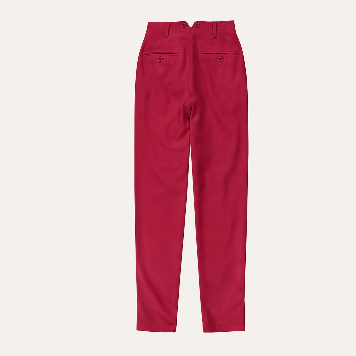 The Silk Twill Glamour PantBlack Cherry