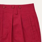 The Silk Twill Glamour PantBlack Cherry