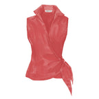 Lana's Tie-Front Linen Blouse
