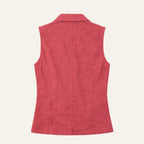 Lana's Tie - Front Linen BlouseRose