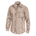 Free Agent Basketweave Pinstripe ShirtAlmond