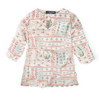 Embroidered Kurta TunicOrange Multi