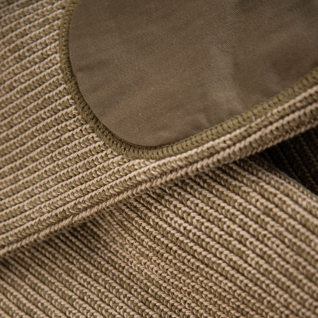 Survivalist’s Two - Tone Henley SweaterKhaki