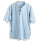 Oarsman Indigo HenleyLight Indigo