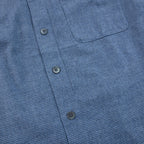 Micro Houndstooth Flannel ShirtNavy