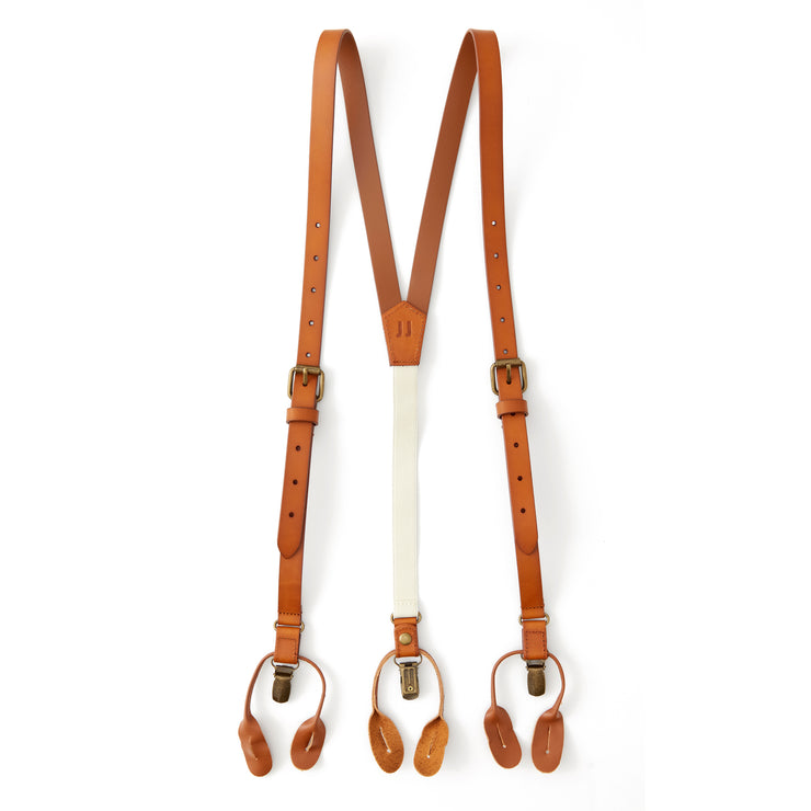 Classic Gent's Leather Suspenders
