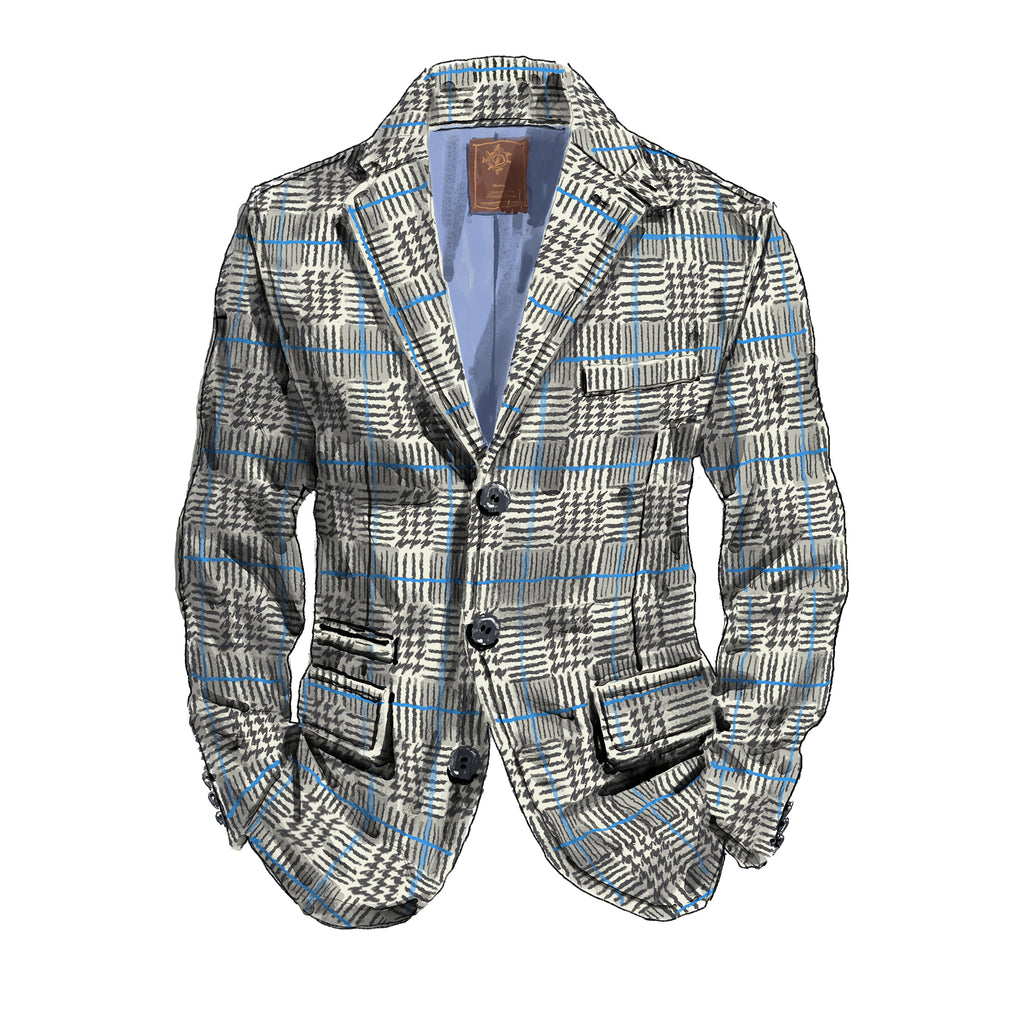 Back East Prince of Wales Blazer – The J. Peterman Company