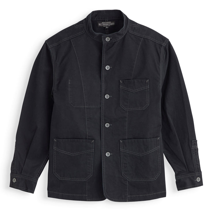 French Band Collar Work Jacket