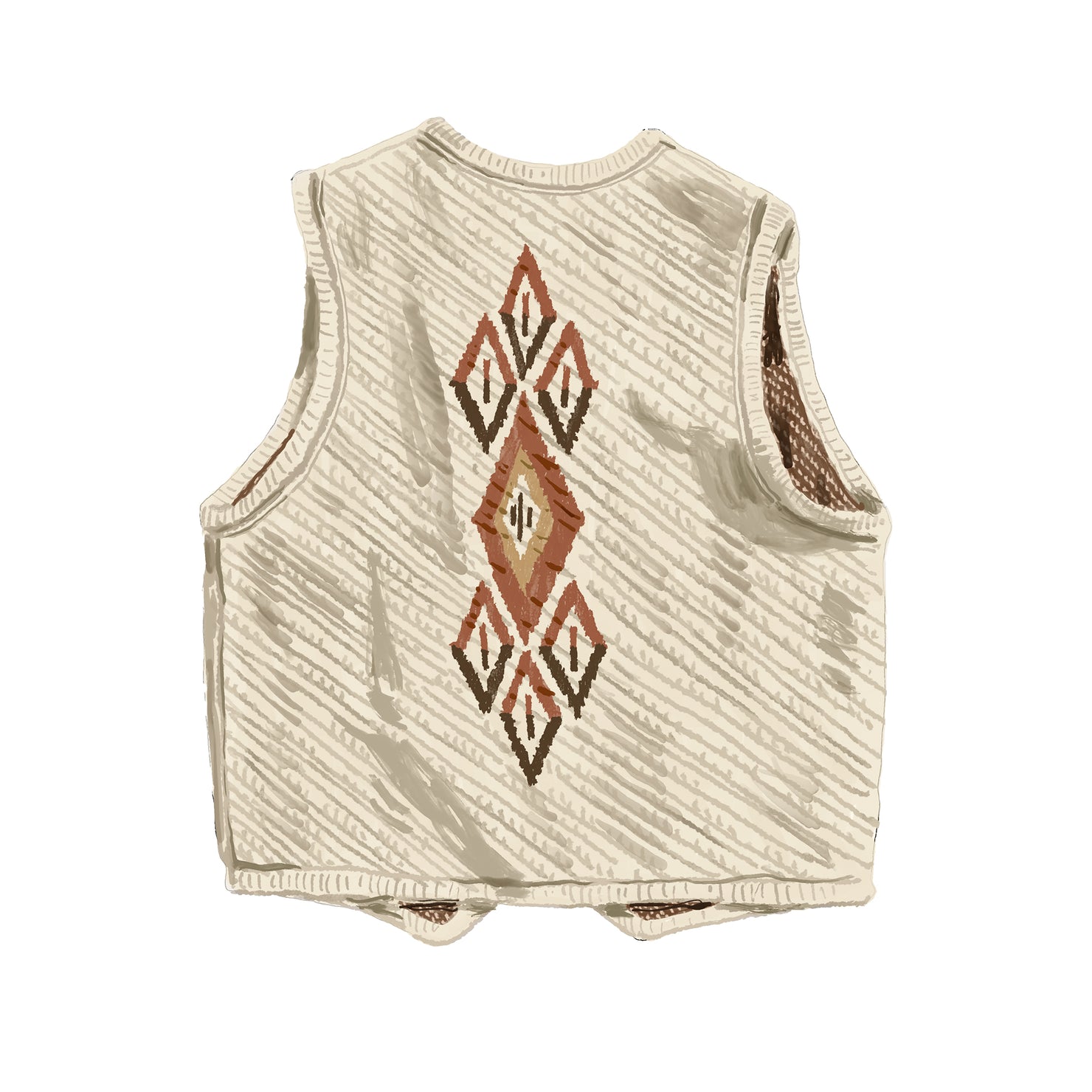 Babysoft Sleeveless Sweater Vest Camel Mel