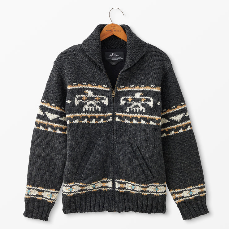 Handknit Western Intarsia Sweater
