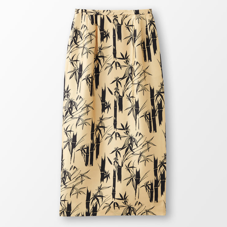 Lady Cavendish Silk Pencil Skirt