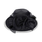 A Day at the Races Floral HatBlack