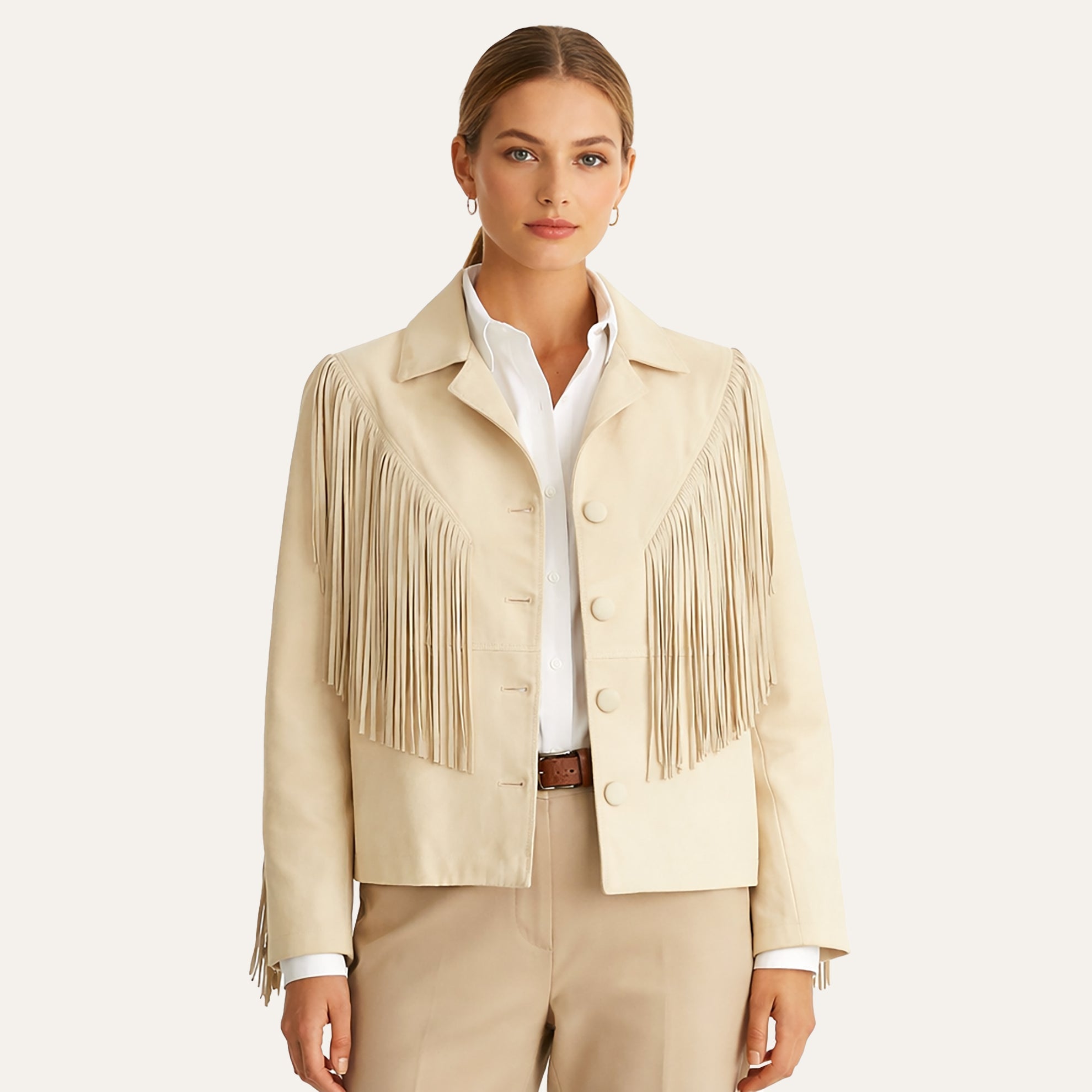 Absaroka Fringe Leather Jacket - The J. Peterman Company
